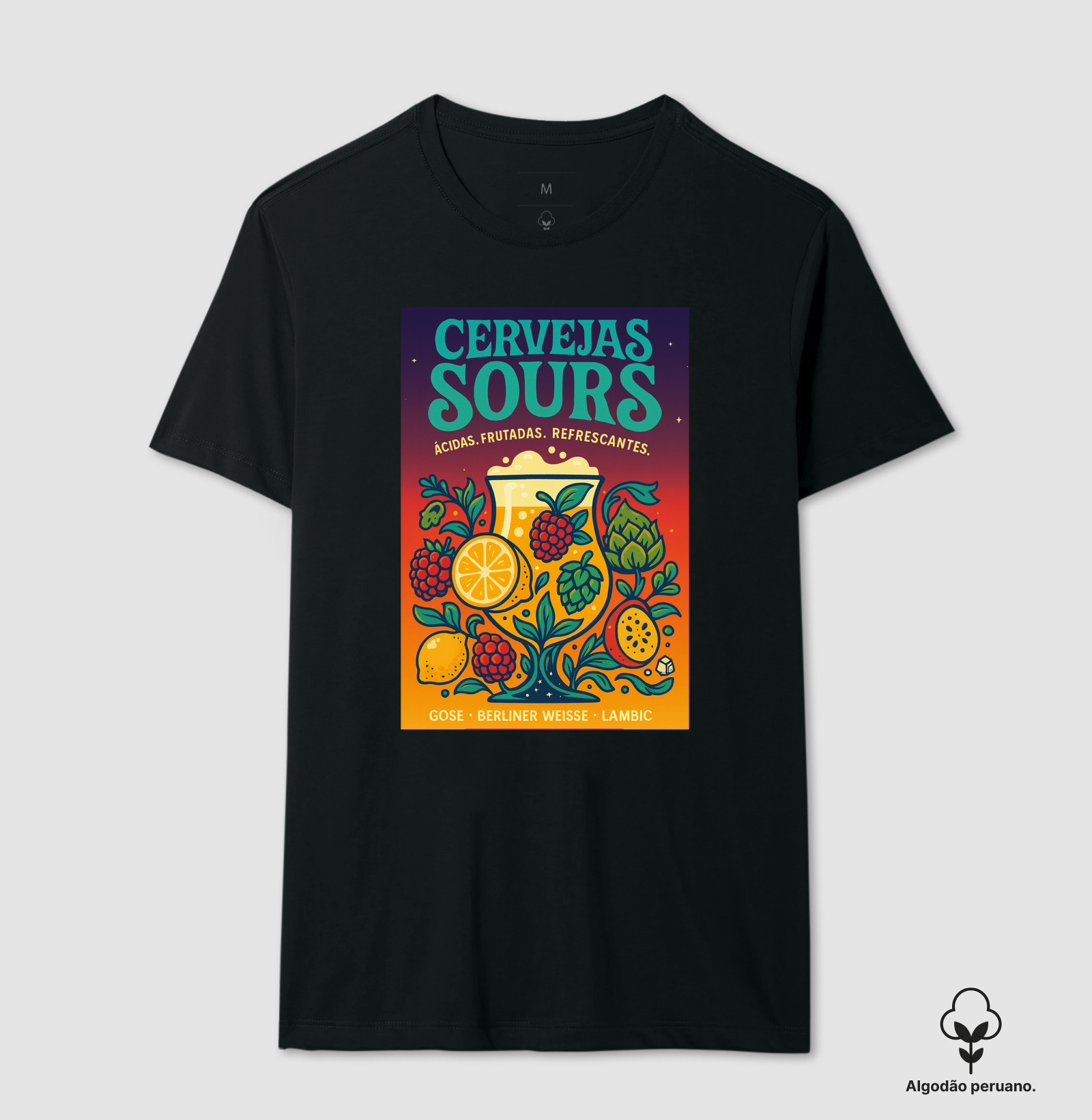 Camiseta Cervejas Sours – Ácidas, Frutadas e Refrescantes