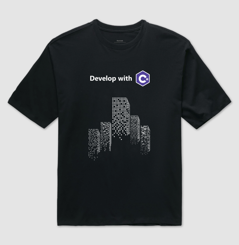 Camiseta Balta.io Develop with C#