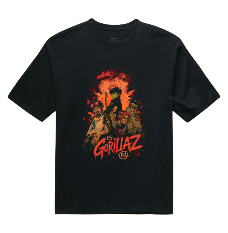 Camiseta Oversized Demon Days