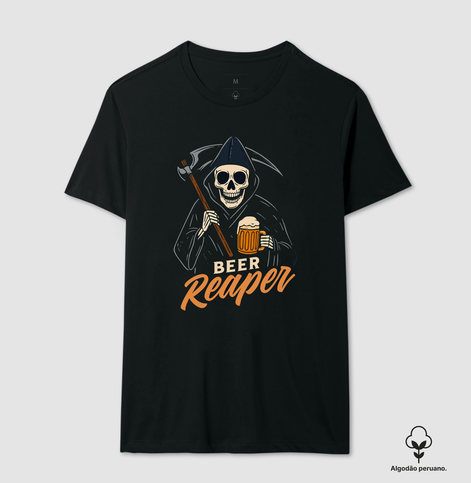 Camiseta Beer Reaper – Ceifador da Cerveja