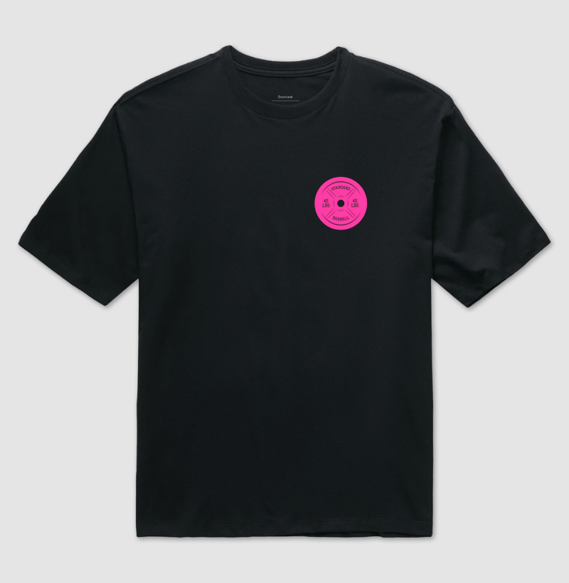 Barbell rosa de bolso