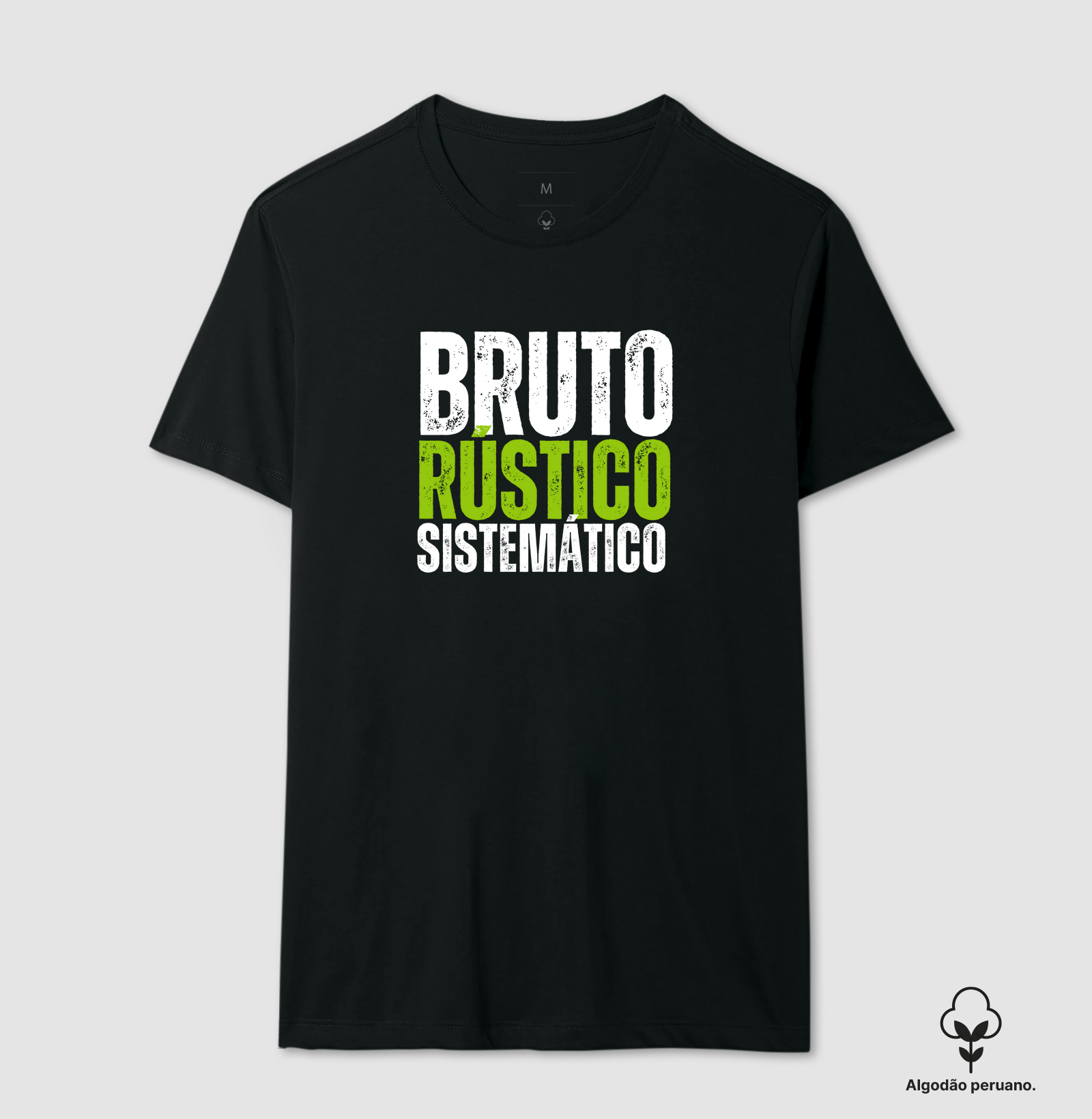 Camiseta Dia dos Pais - Bruto Rústico Sistemático - Algodão 30.1 