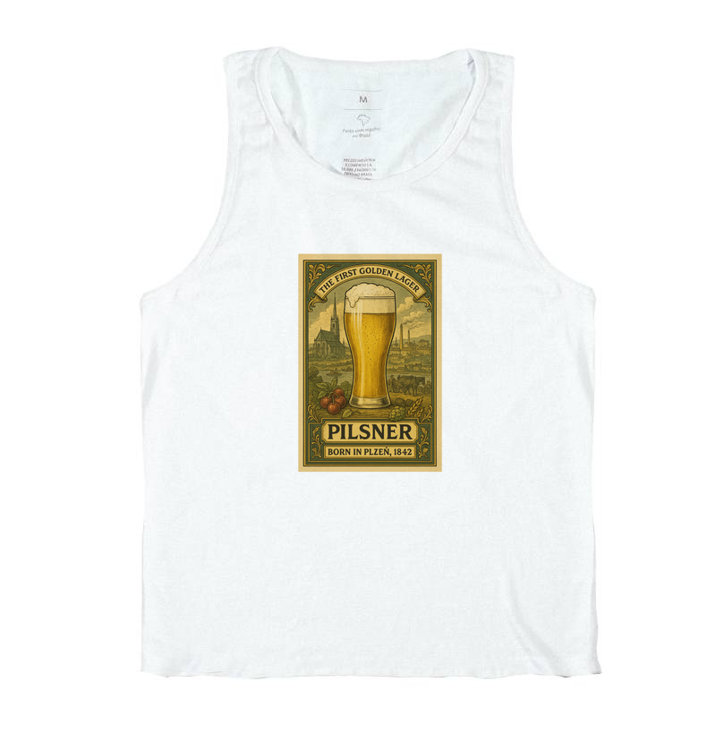 Camiseta Pilsner Vintage – The First Golden Lager Plzeň 1842