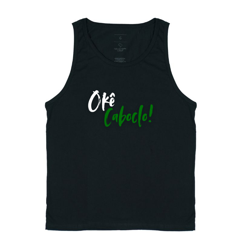 Caboclo - Saudação - Camiseta Regata Preta