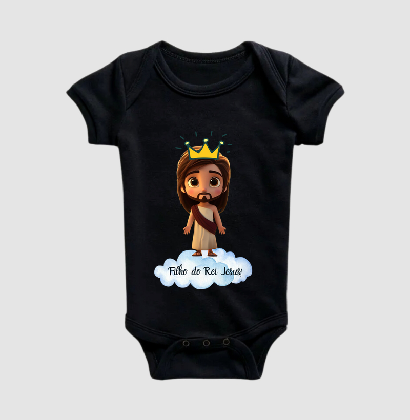 Mini Camiseta Filho do Rei Jesus!