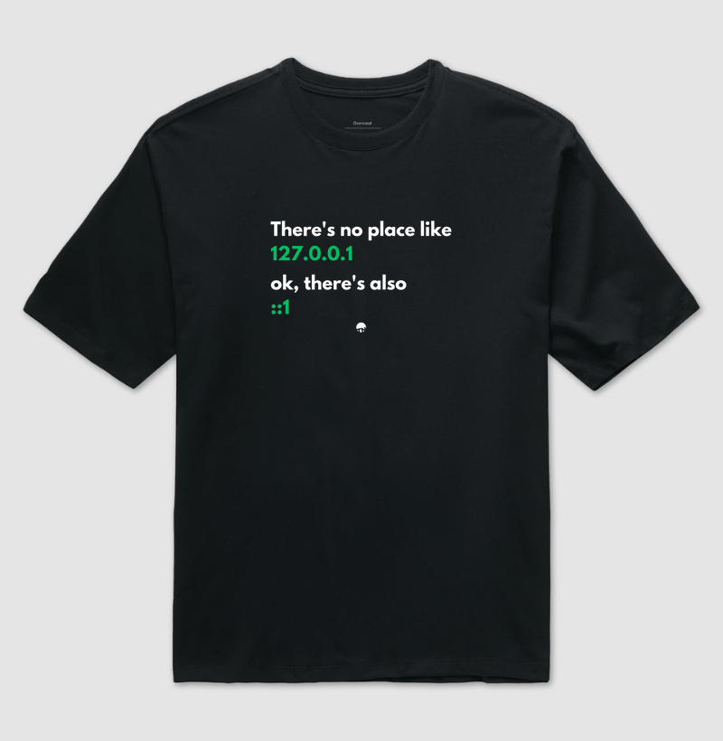 Camiseta 127.0.0.1 (IPV6)