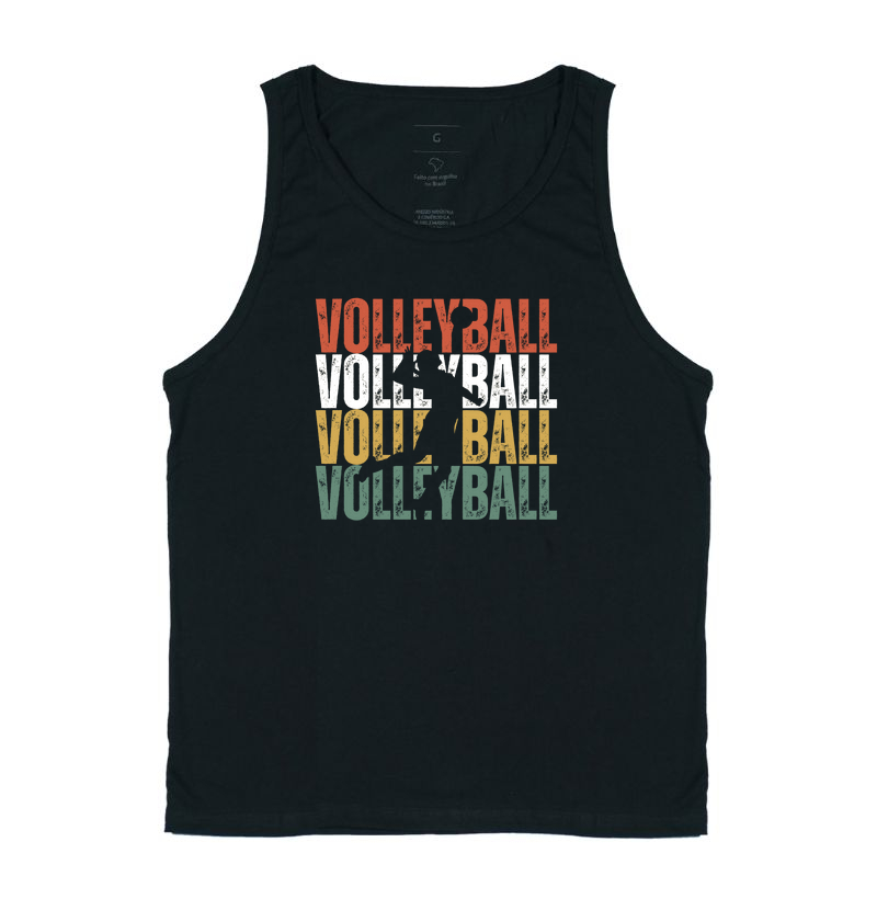 Vintage Volleyball Silhueta