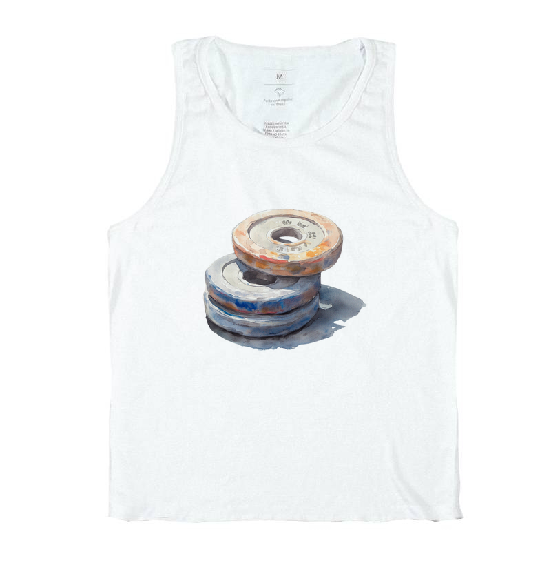 Barbell em aquarela