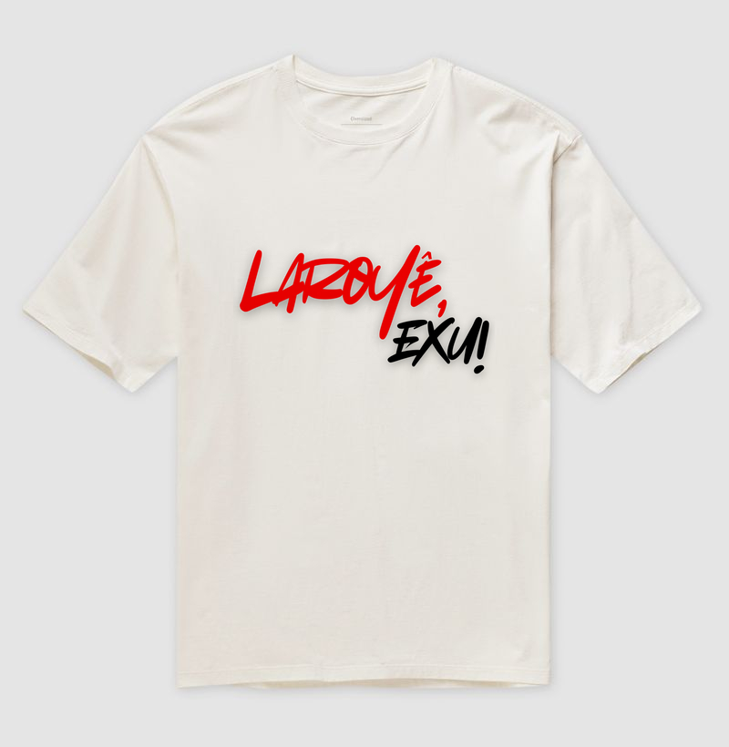 Exu - Saudação - Camiseta Branca