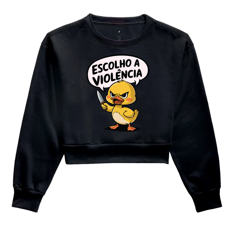 Patinho fofo "Escolho a violência"