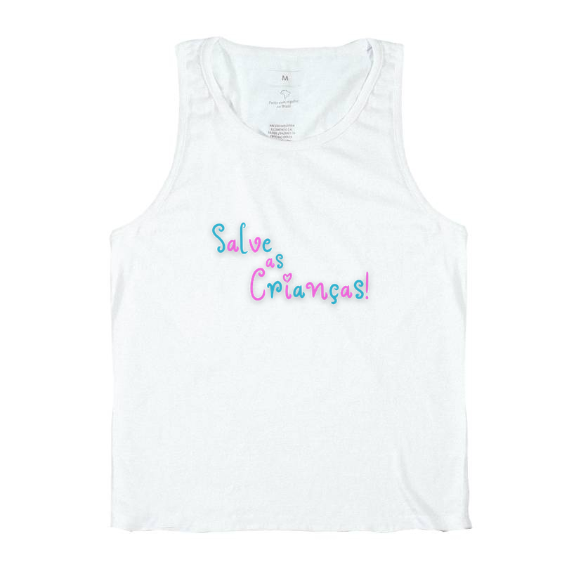 Erê - Saudação 2 - Camiseta Regata Branca