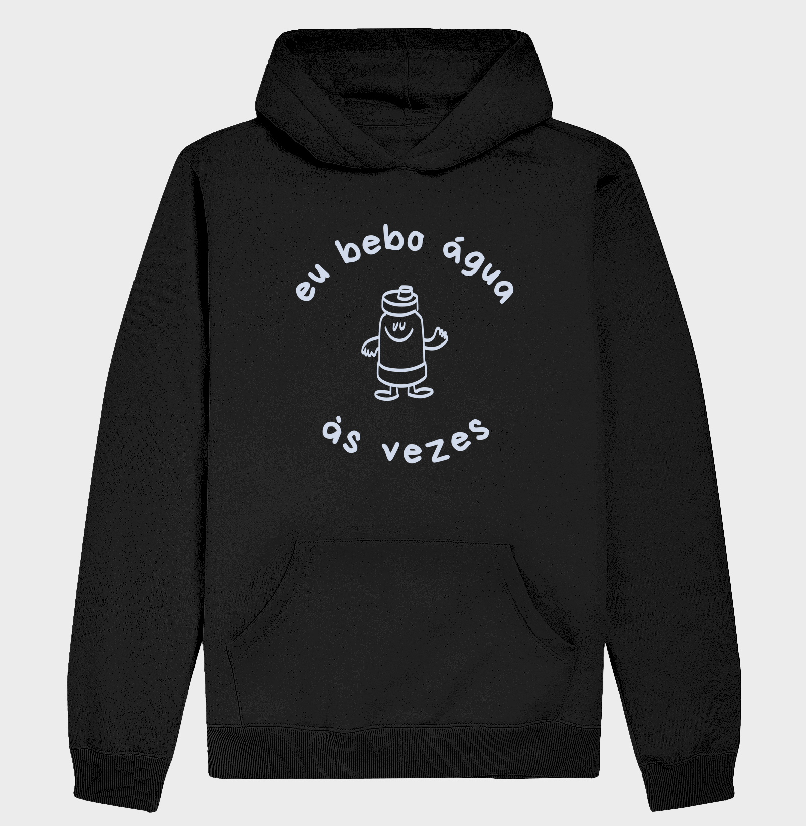 Eu bebo água às vezes