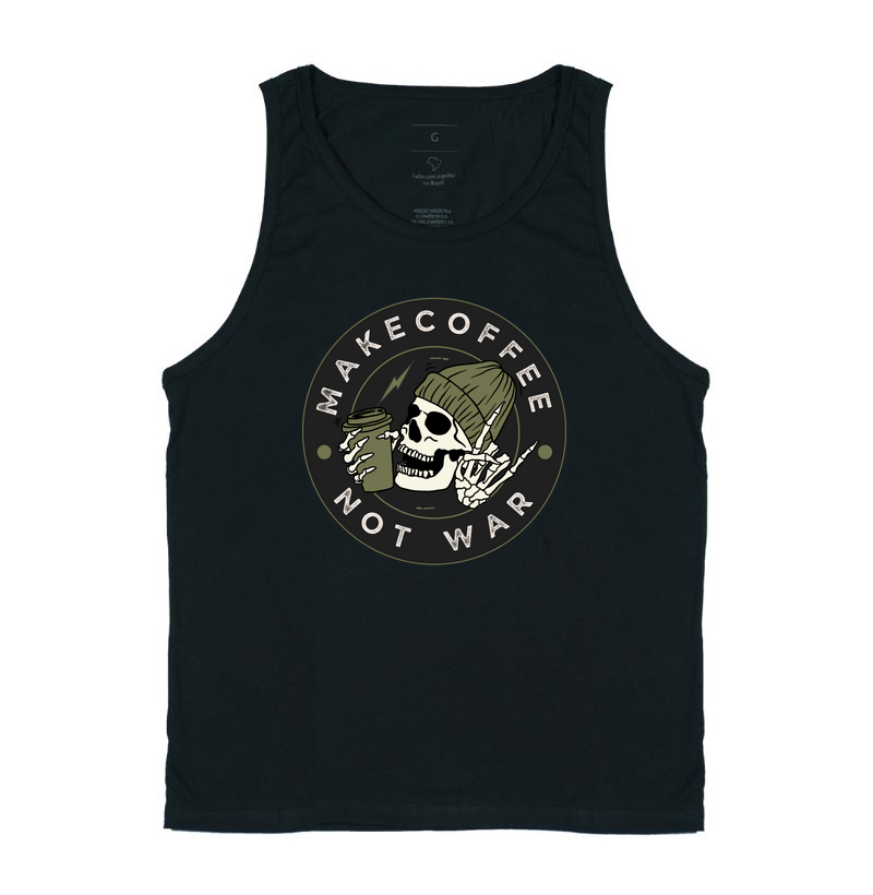 Regata Motociclista make coffee not war 