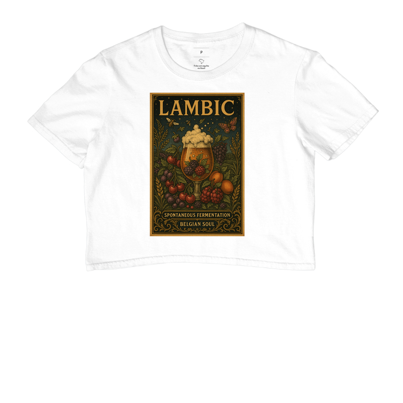 Camiseta Lambic – Spontaneous Fermentation Belgian Soul Cultura Cervejeira
