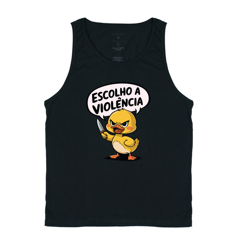 Patinho fofo "Escolho a violência"