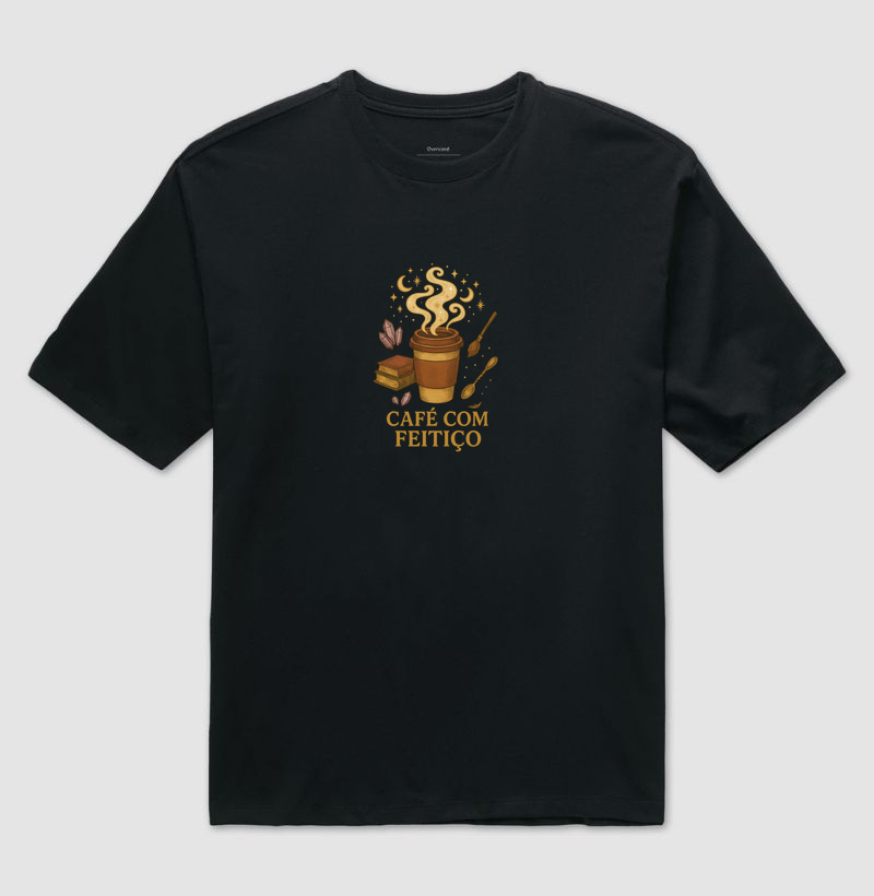 Camiseta Café com Feitiço