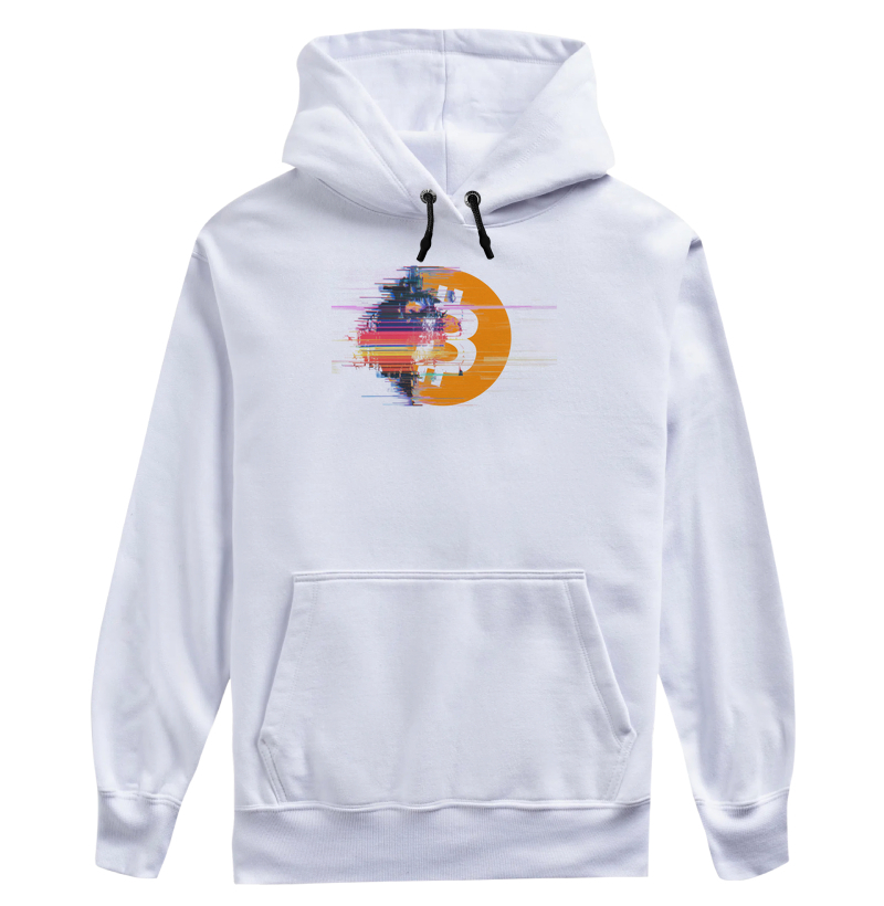 Bitcoin Ícone Glitch