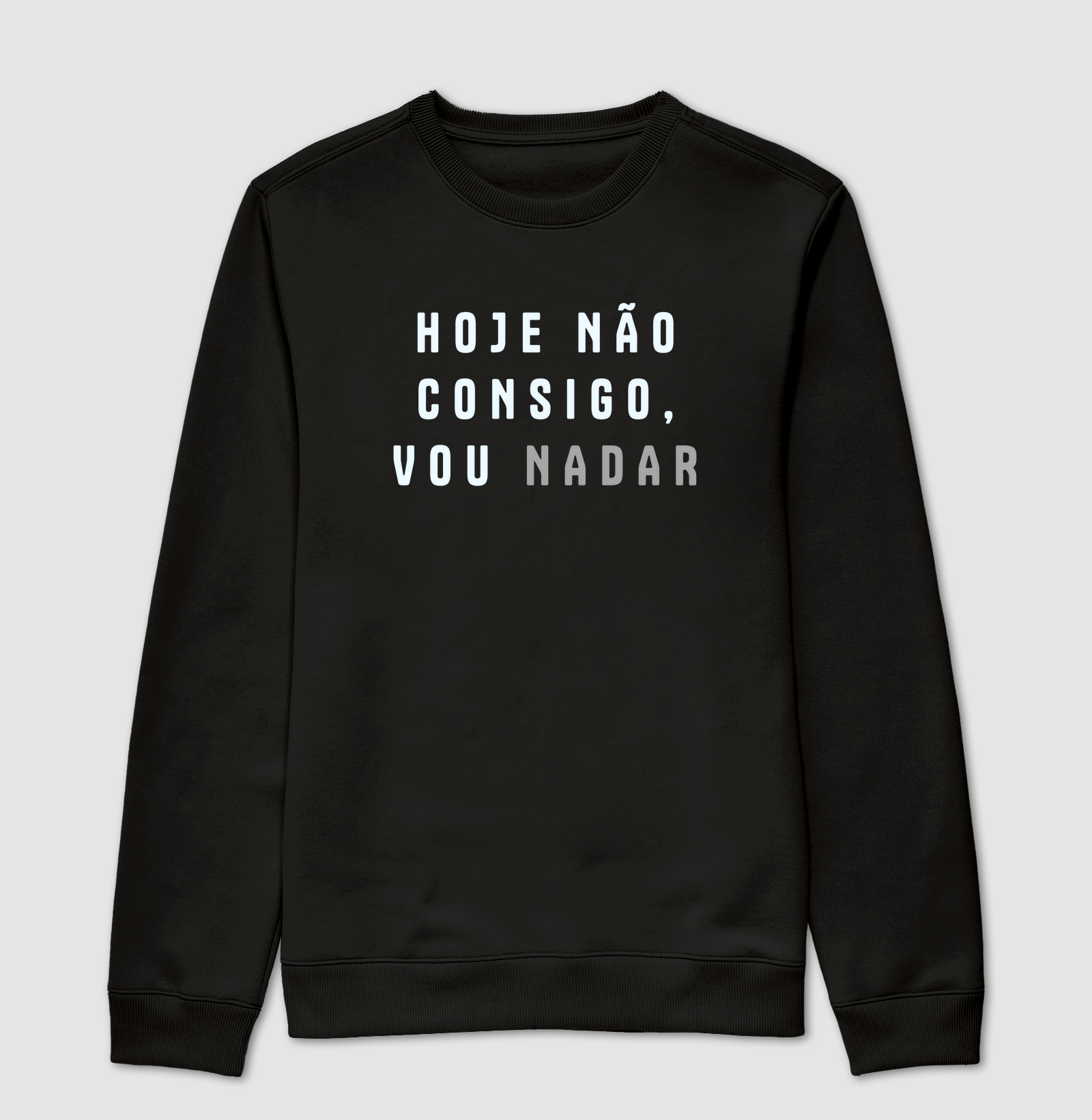 Hoje não consigo, vou nadar
