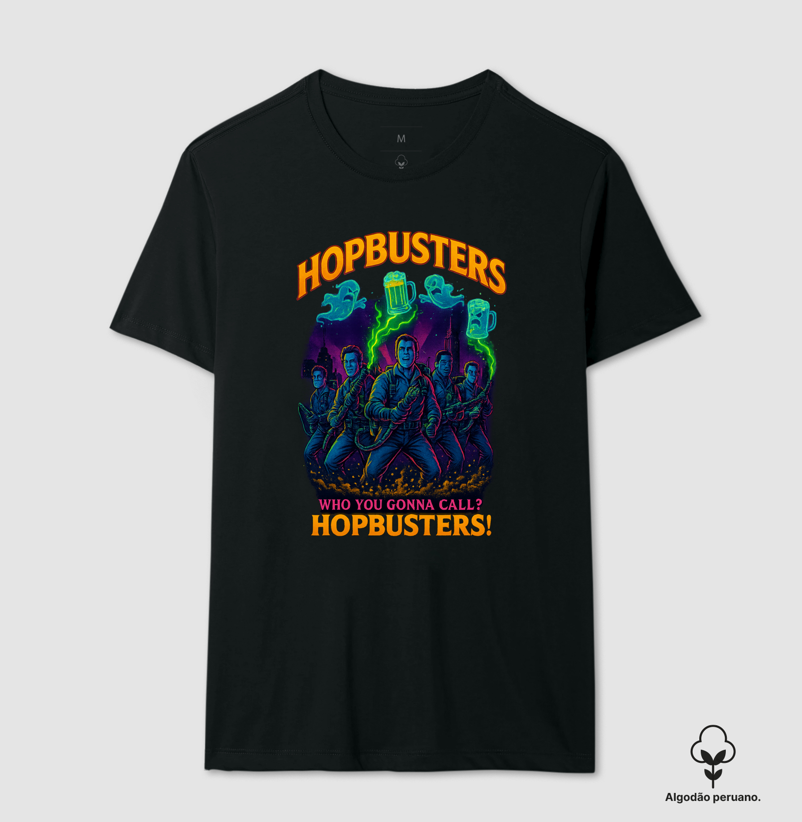 Camiseta Hopbusters – Caçadores de Fantasmas da Cerveja