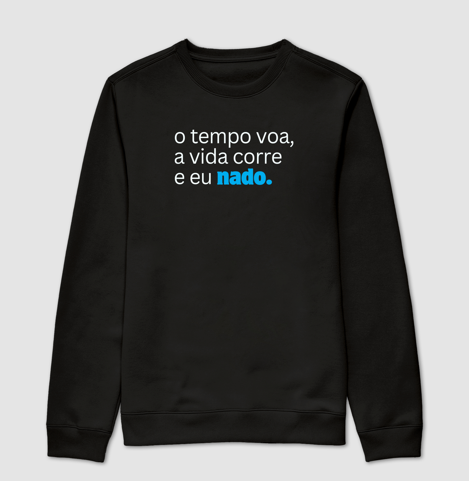 O tempo voa, a vida corre e eu nado