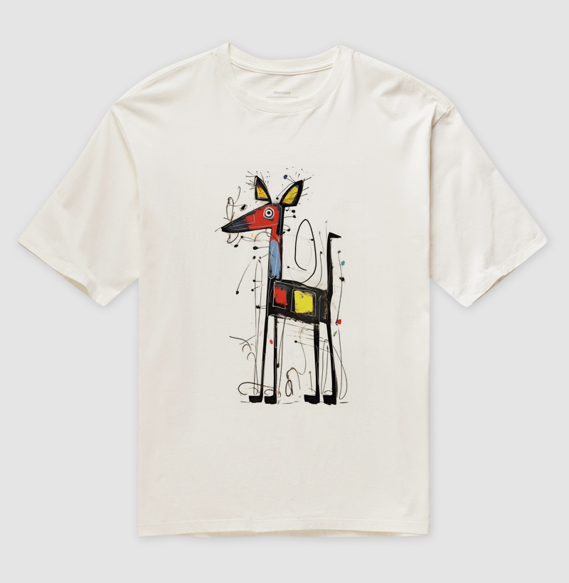Borzoi Basquiat Style