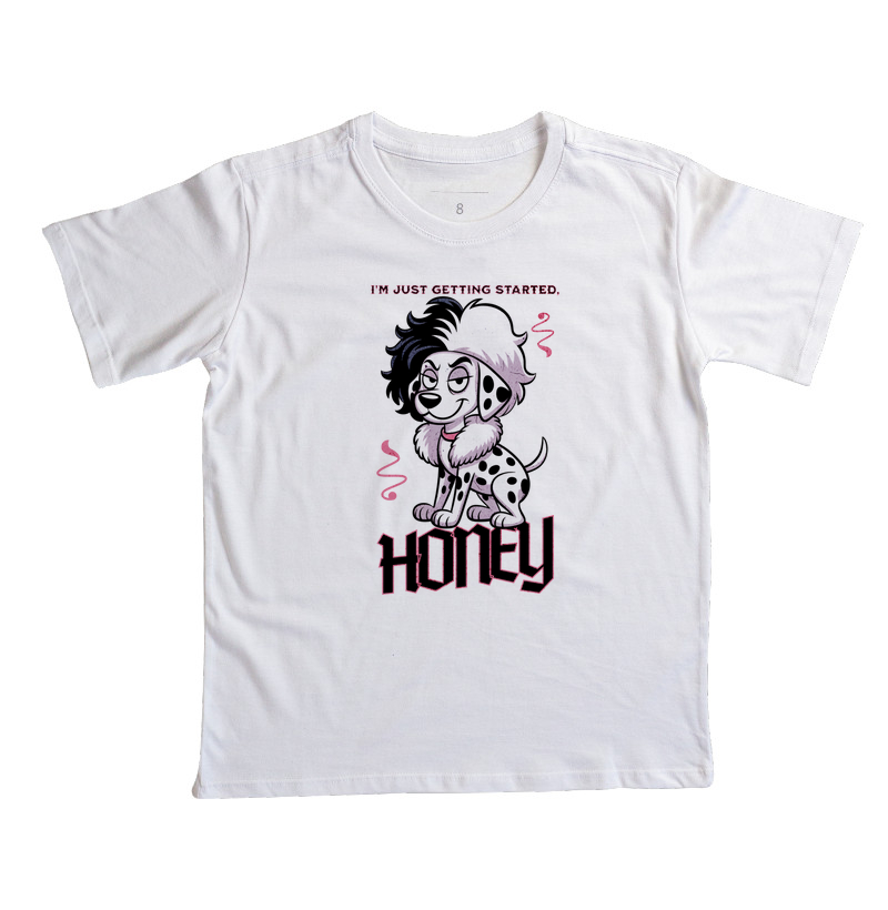 Camiseta Infantil Dalmata Engraçada
