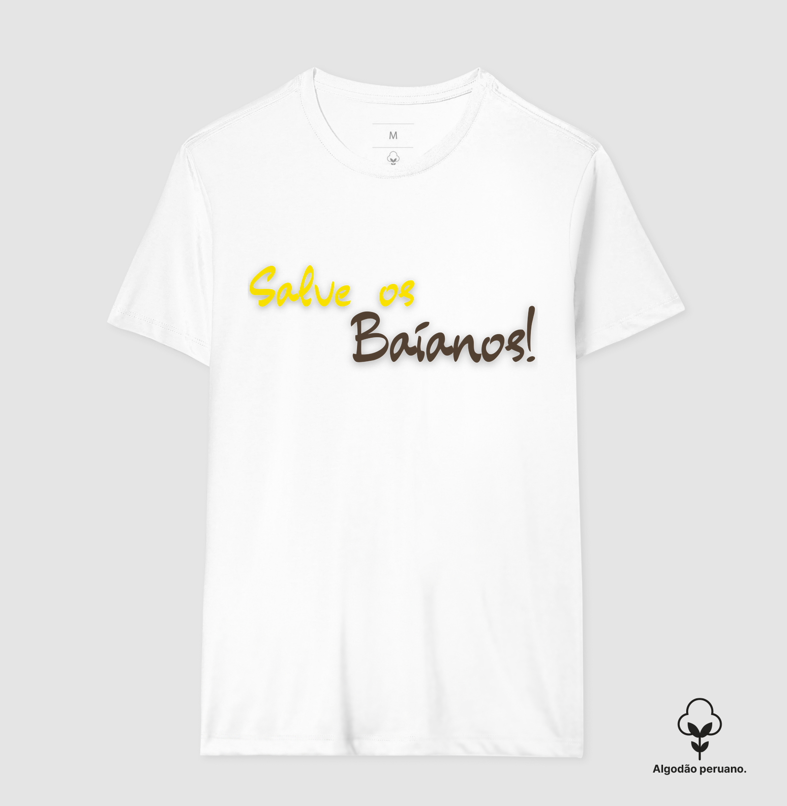 Baiano - Saudação 1 - Camiseta Branca