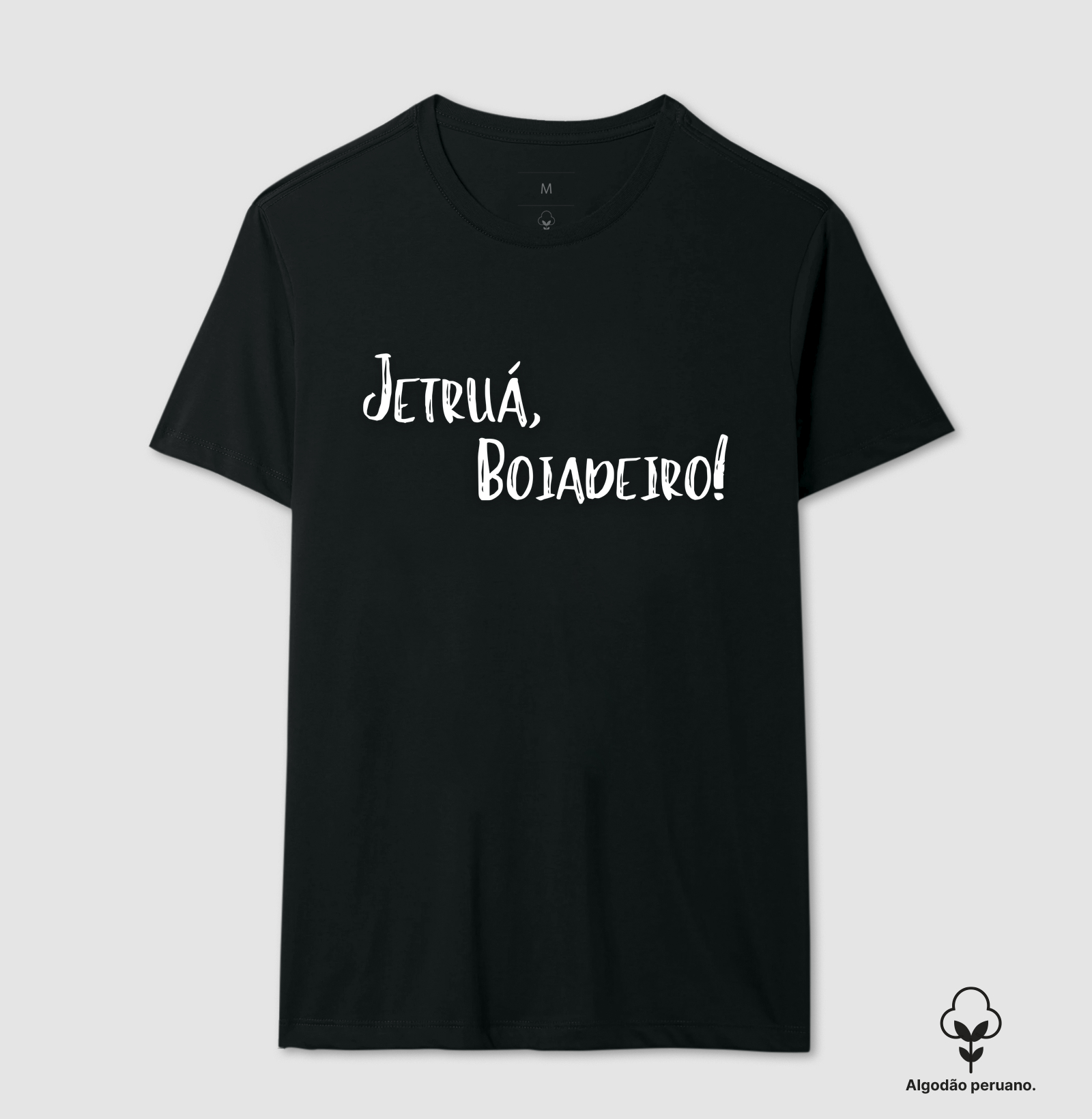 Boiadeiro - Saudação - Camiseta Preta