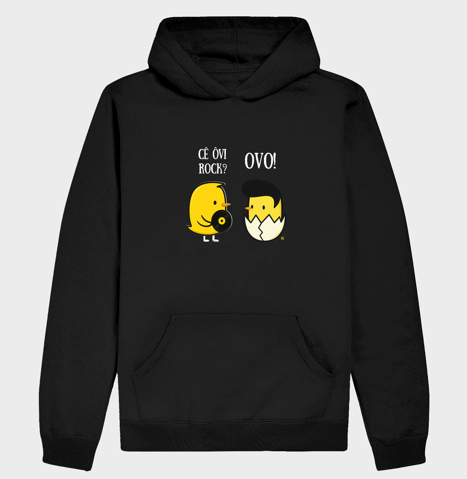 Hoodie Moletom Cê ôvi rock? Ovo! 