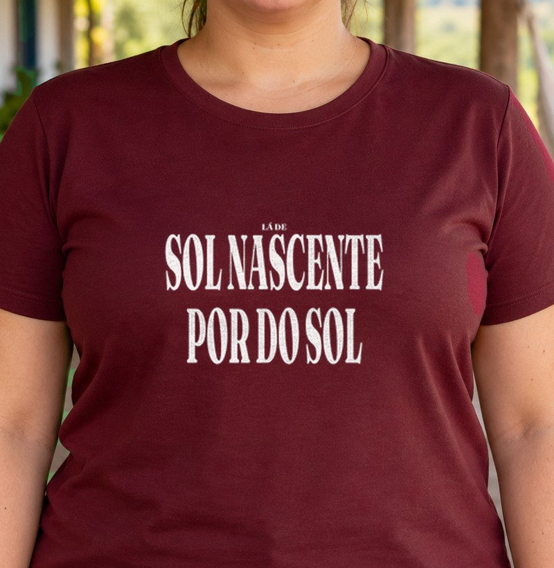 Sol Nascente/Pôr do Sol | Tipografia DF