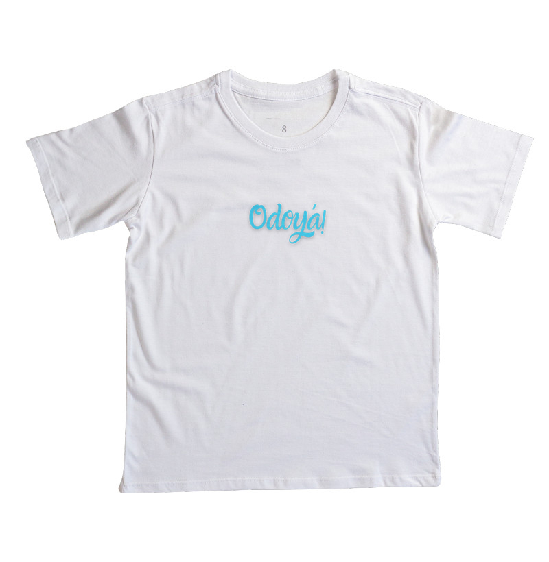 Iemanjá - Saudação - Camiseta Infantil Branca