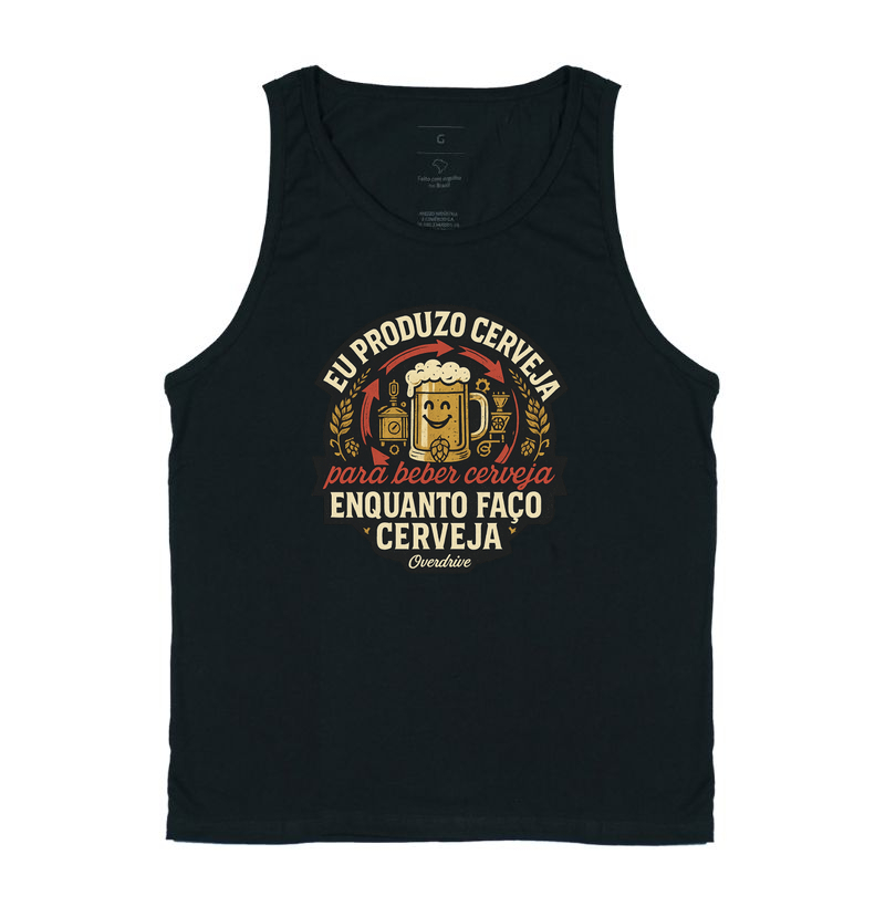 Camiseta Eu Produzo Cerveja Enquanto Faço Cerveja Homebrew Artesanal