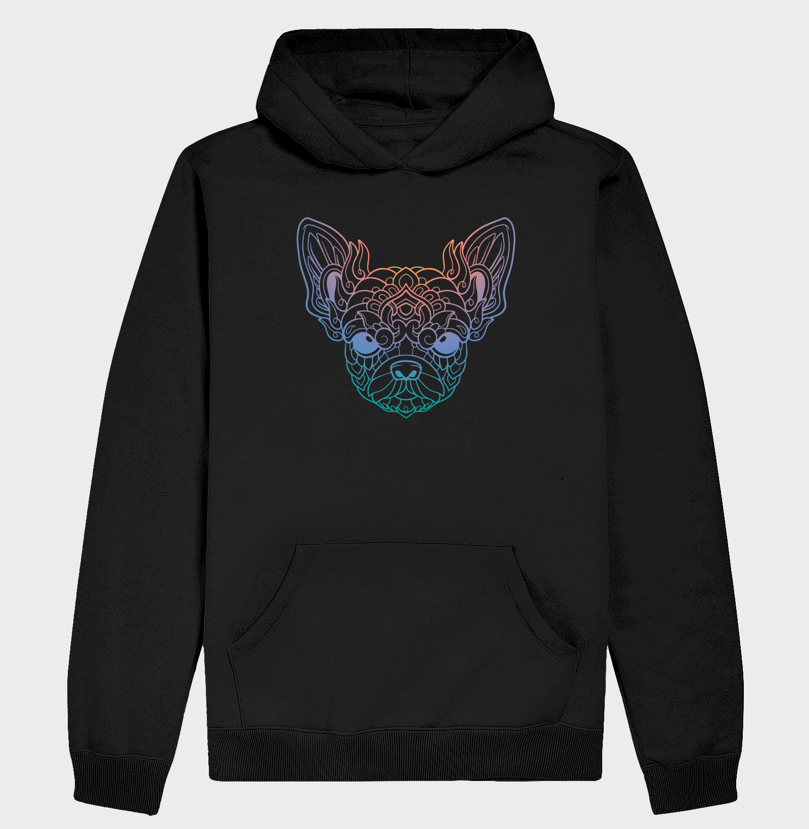 Chihuahua Arte Zen Neon