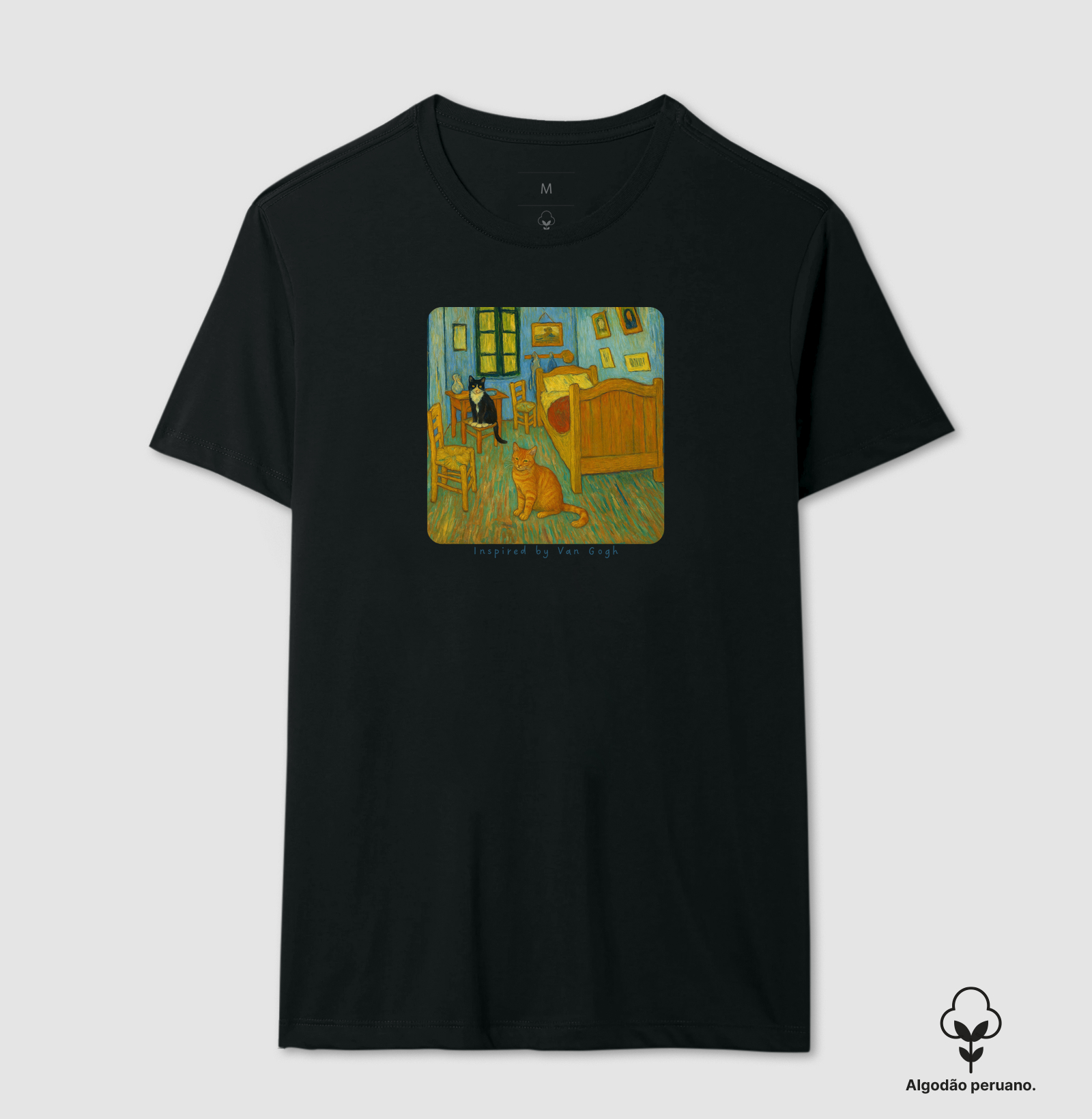 Camiseta O Quarto dos Gatos em Arles 