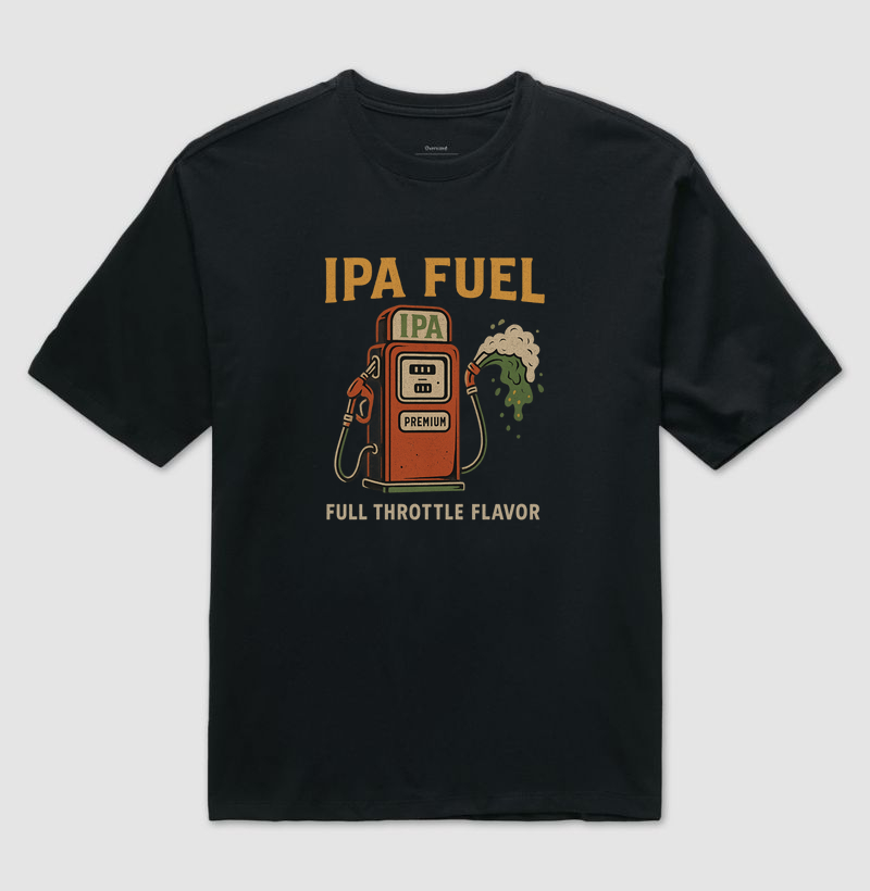 Camiseta IPA Fuel – Cerveja Artesanal Premium Estampa Criativa