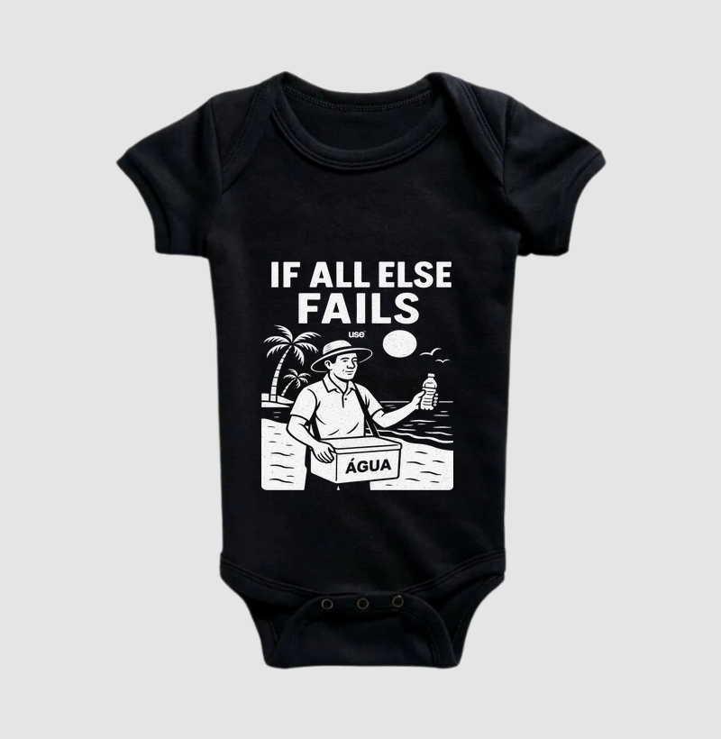 “If all else fails, venda água na praia”