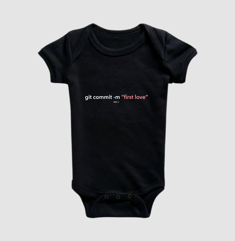 git commit -m "first love" T.I
