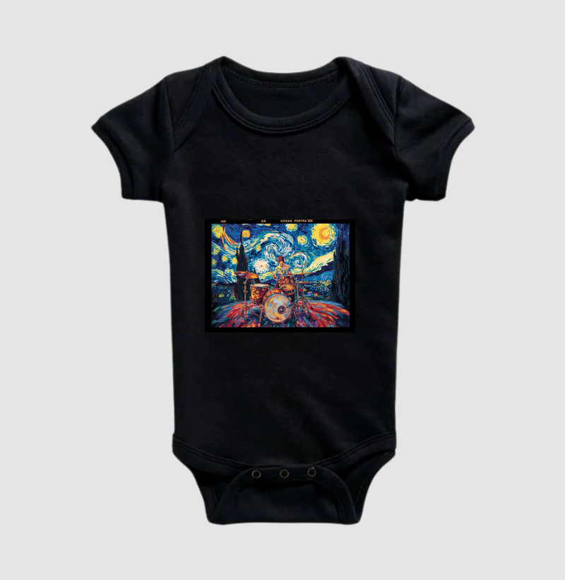 Film Frame Drummer: Van Gogh's Starlight