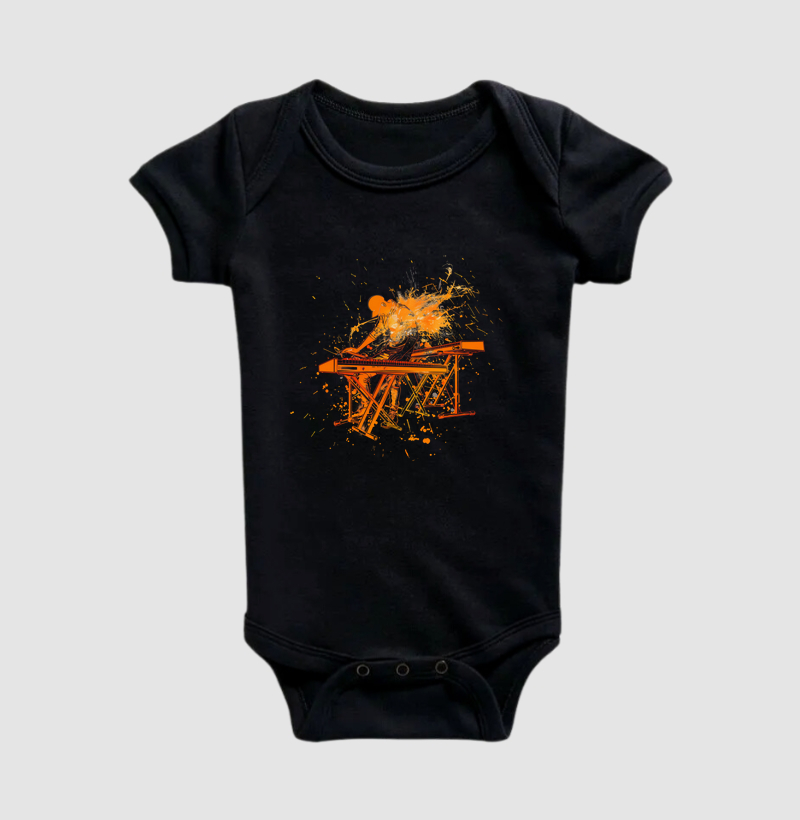 Keyboardist in Motion