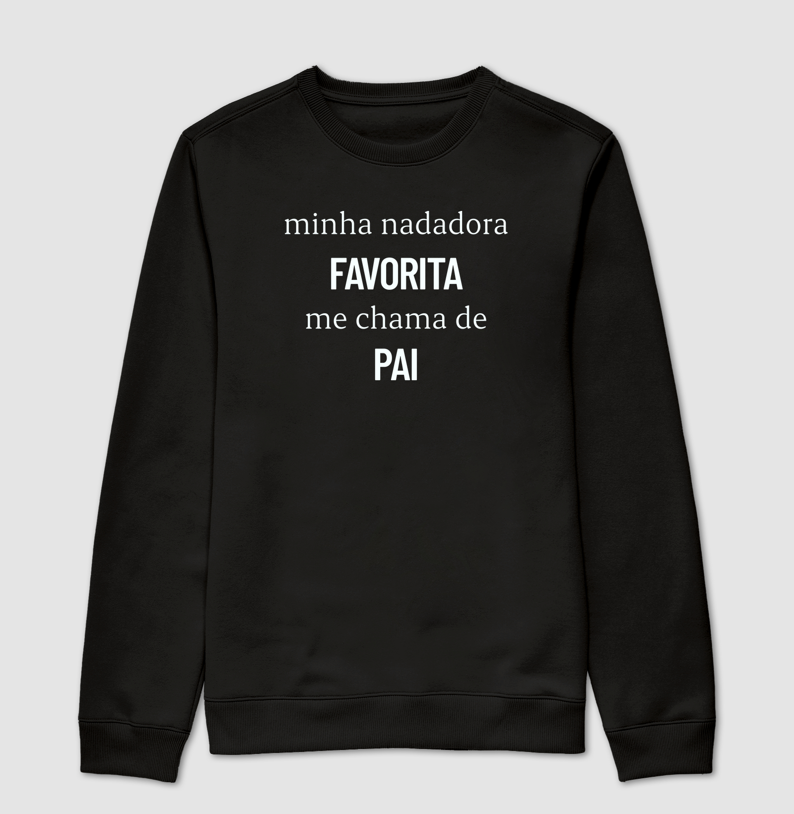 Minha nadadora favorita me chama de pai