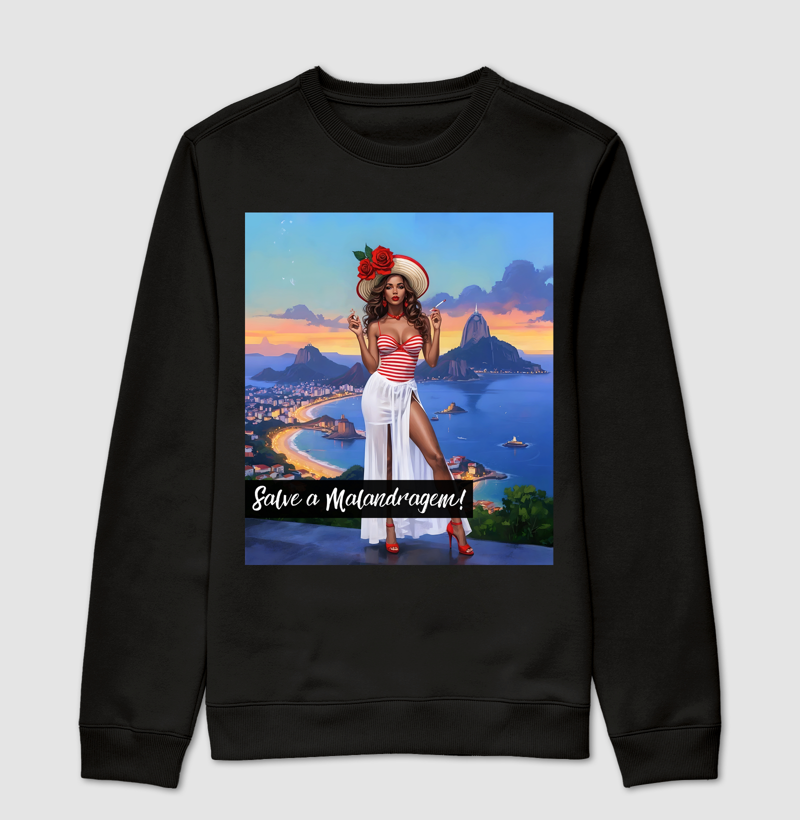 Moletom Suéter - Malandra - Imagem 5