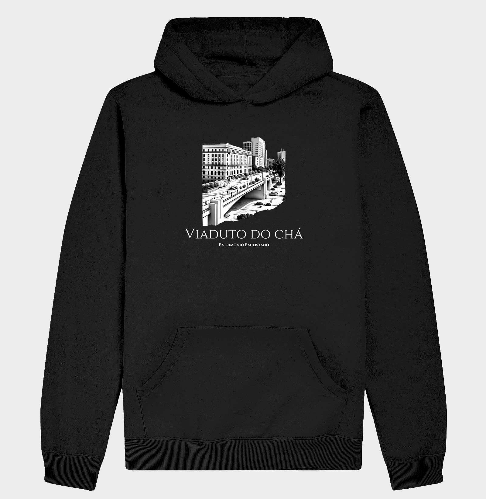 Viaduto do Chá - Patrimônio Paulistano - Hoodie Moletom