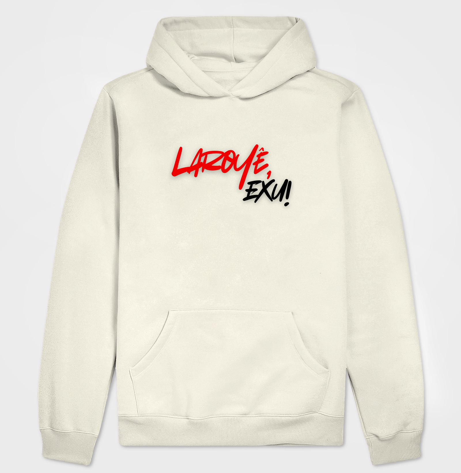 Exu - Saudação - Moletom Hoodie Claro