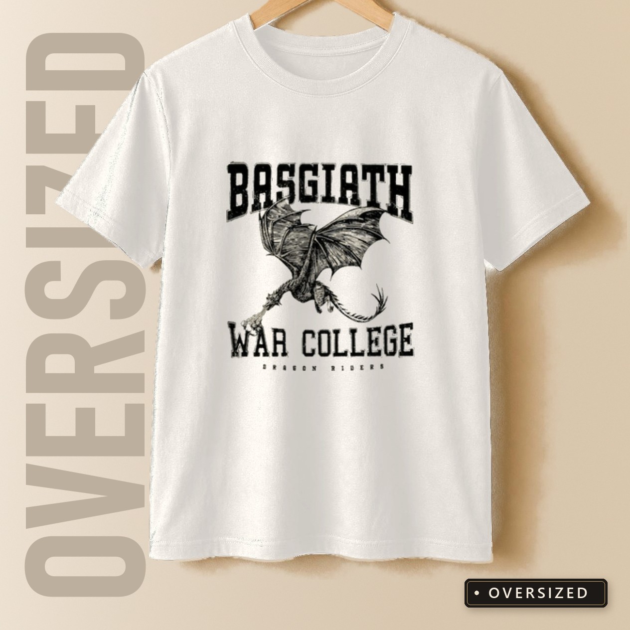 Basgiath war college - Camiseta Oversized