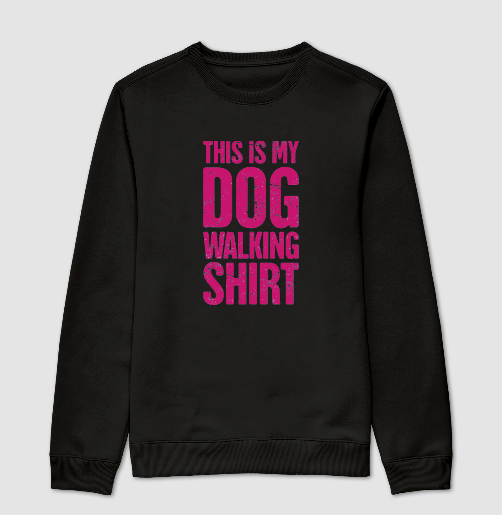 Camiseta de caminhar com o cachorro