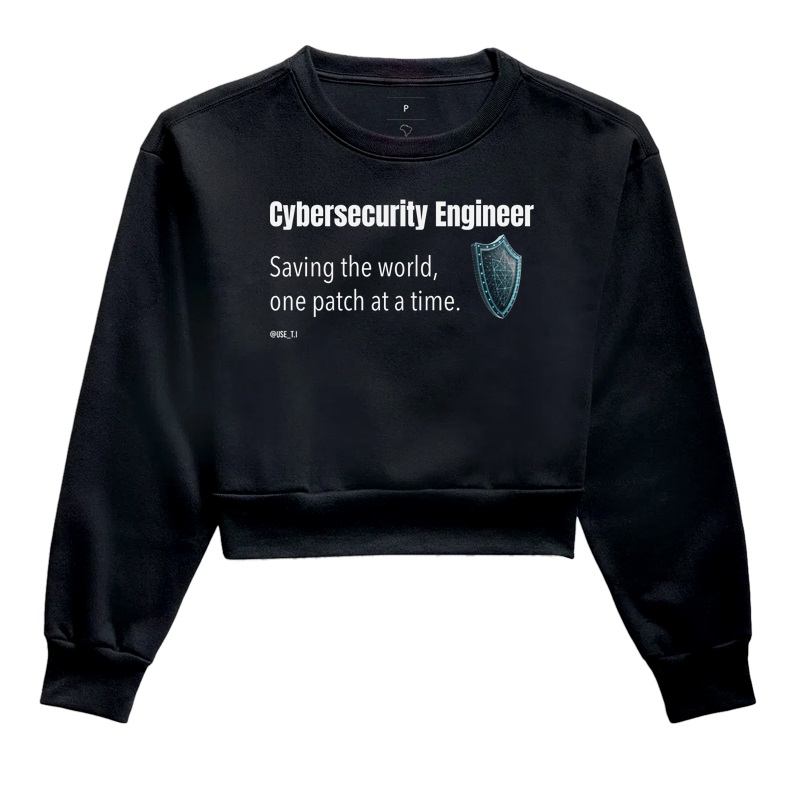 "Cybersecurity Engineer – Saving the world, one patch at a time."  T.I