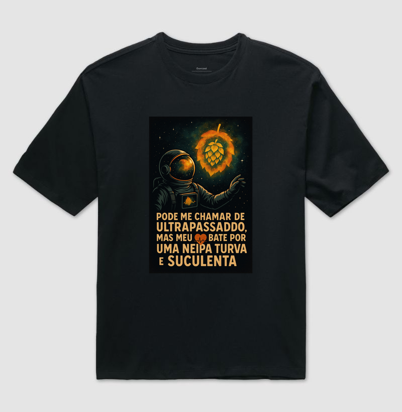Camiseta Astronauta NEIPA – Espaço, Lúpulo e Cerveja Artesanal