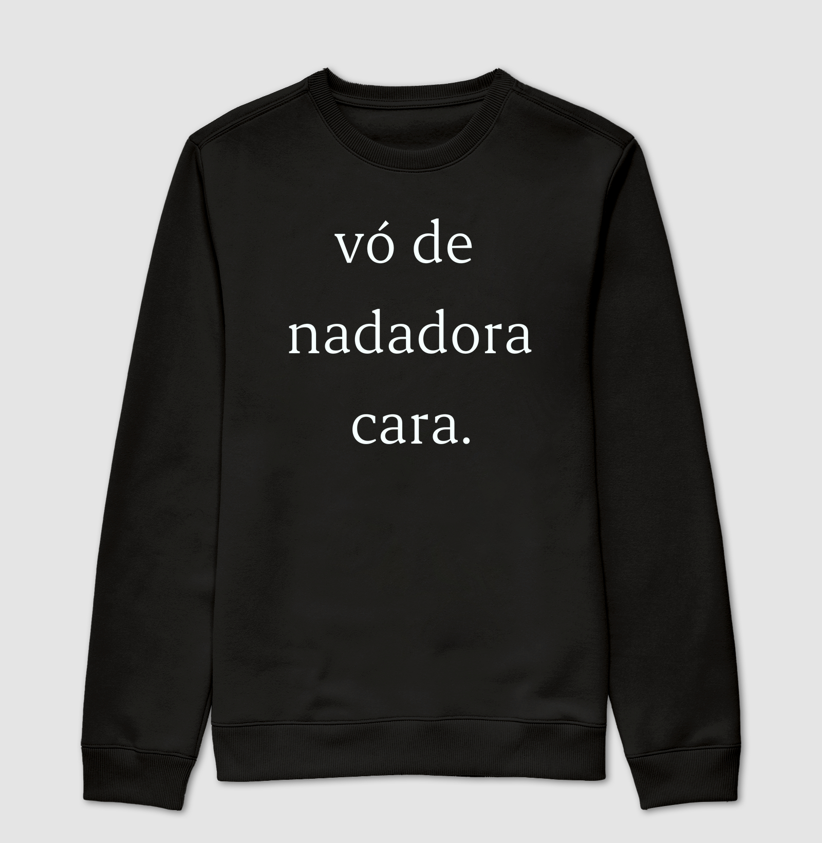 Vó de nadadora cara