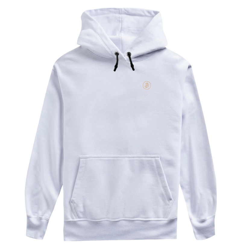 Bitcoin Ícone Minimalista Laranja 3