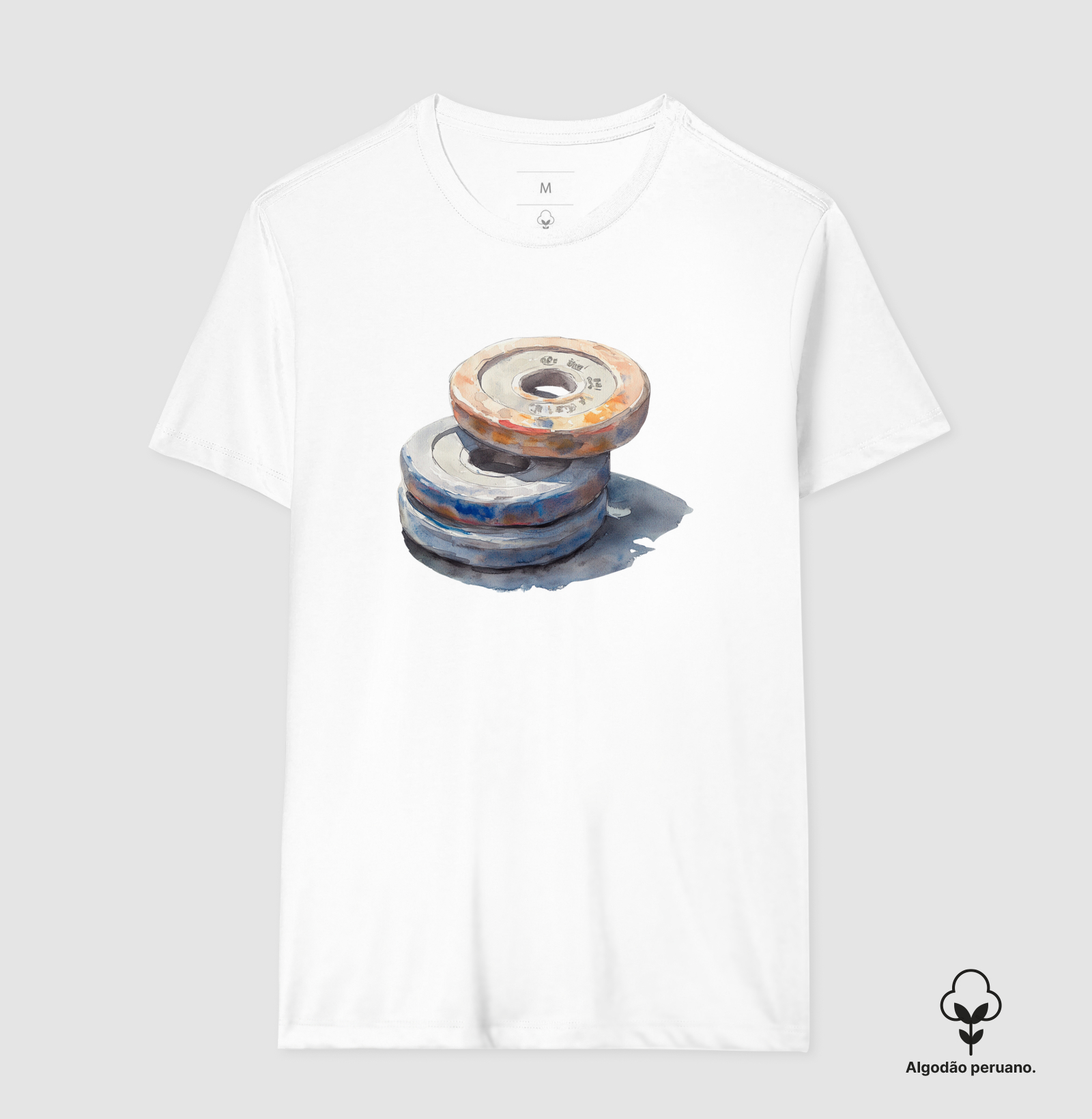 Barbell em aquarela